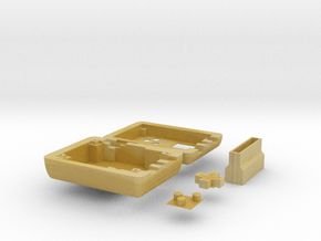 Tiny Game Corner Case in Tan Fine Detail Plastic