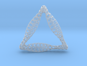 Triangular Pendant in Clear Ultra Fine Detail Plastic