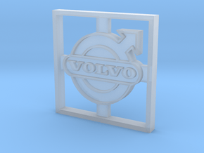 Volvo F88/F89 emblem in Clear Ultra Fine Detail Plastic