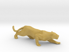 Printle Animal Panther - 1/48 in Tan Fine Detail Plastic