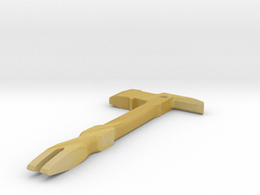 Pry Bar and Hatchet 1Tenth Scale in Tan Fine Detail Plastic