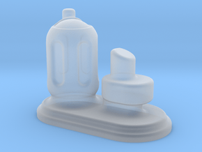 6mm Scale Small Chemical Stores in Clear Ultra Fine Detail Plastic