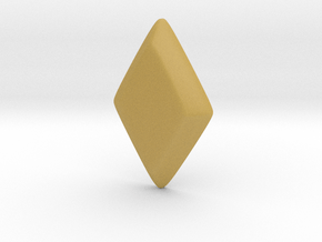 Rhombus Gem (for CLUB scene rhombus ring) in Tan Fine Detail Plastic