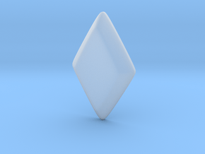 Rhombus Gem (for CLUB scene rhombus ring) in Clear Ultra Fine Detail Plastic