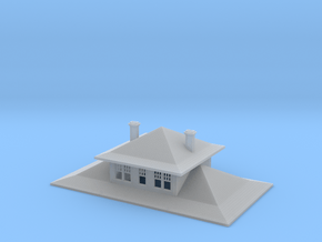 Cascade Depot Two Story Roof in Clear Ultra Fine Detail Plastic