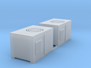 Air Conditioner-01 (2 ea.) in Clear Ultra Fine Detail Plastic