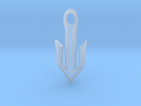 Narrow Omega Anchor in Clear Ultra Fine Detail Plastic
