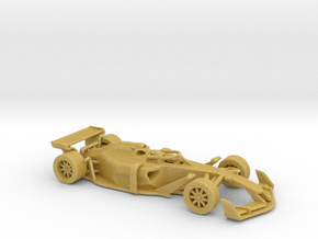 F1 2025 'Simplified' car 1/64 - with driver in Tan Fine Detail Plastic