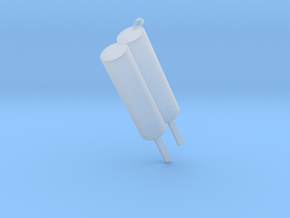 Exclusive popsicle pendant in Clear Ultra Fine Detail Plastic