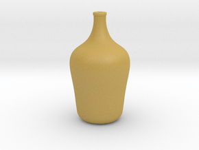Floor Vase - Medium in Tan Fine Detail Plastic
