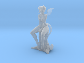 Kandi the Succubus Cleric - 80mm in Clear Ultra Fine Detail Plastic