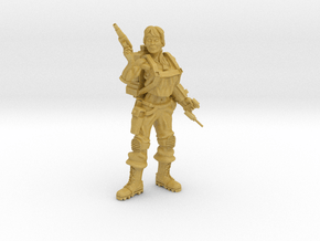 Female jungle fighter medic  in Tan Fine Detail Plastic