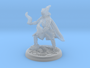 SKeleton Mage Pose 2 in Clear Ultra Fine Detail Plastic