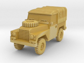 15mm 1:100th scale Airborne 1/2 Ton Landrover in Tan Fine Detail Plastic