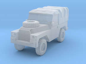 15mm 1:100th scale Airborne 1/2 Ton Landrover in Clear Ultra Fine Detail Plastic