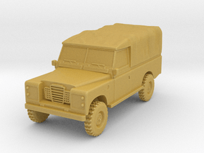 15mm 1:100th scale Landrover Hull series 3  LWB in Tan Fine Detail Plastic