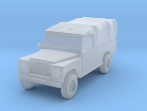 15mm 1:100th scale Landrover Hull series 3  LWB in Clear Ultra Fine Detail Plastic