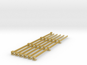 Stromschiene Conductor rail 1:160 Spur N Scale in Tan Fine Detail Plastic