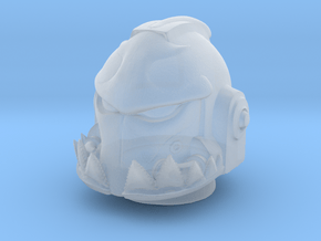 Marine_mkshark_Helmet in Clear Ultra Fine Detail Plastic