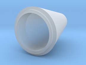 conical spinner for 65mm rotor in Clear Ultra Fine Detail Plastic