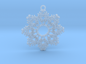 Ornamental pendant no.4 in Clear Ultra Fine Detail Plastic