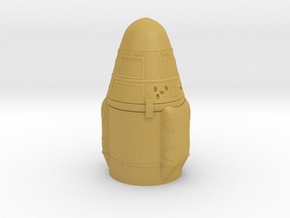 Ultra detailed SpaceX Cargo Dragon Capsule 1/72 sc in Tan Fine Detail Plastic