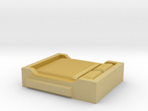 HO Scale Double Bed in Tan Fine Detail Plastic