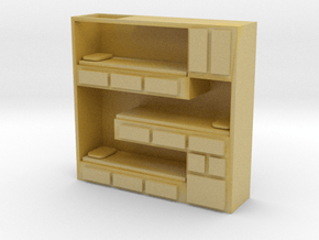 HO Scale Stacked Bunks in Tan Fine Detail Plastic