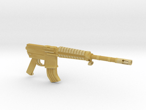 M16A2 SMG in Tan Fine Detail Plastic