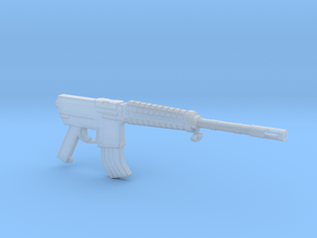 M16A2 SMG in Clear Ultra Fine Detail Plastic