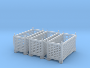 Cargo basket - 1:50 - 3X in Clear Ultra Fine Detail Plastic