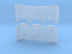 Angry Marine Rhino Top Hatch 01 in Clear Ultra Fine Detail Plastic