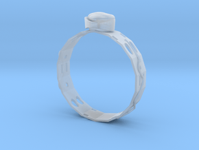 Ring , Ear Ring ,  Pendant on Neck ,  SET Number2 in Clear Ultra Fine Detail Plastic