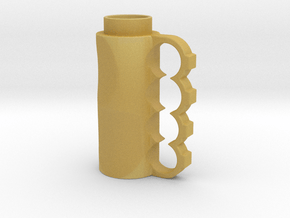 Brass Knuckle in Tan Fine Detail Plastic