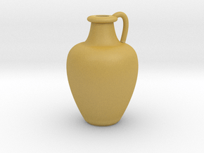 1/12 Scale Vase in Tan Fine Detail Plastic