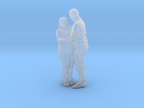 Printle S Couple 181 - 1/87 - wob in Clear Ultra Fine Detail Plastic