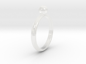 ring pearl all sizes in Clear Ultra Fine Detail Plastic: 5 / 49
