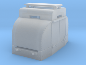 40HP Simplex "armoured"(OO9) in Clear Ultra Fine Detail Plastic
