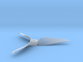 Drone Propeller - 5" CW Pusher in Clear Ultra Fine Detail Plastic