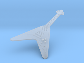 GiBSON FLYiNG V in Clear Ultra Fine Detail Plastic