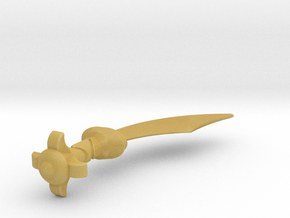 spikey sword (#126) in Tan Fine Detail Plastic