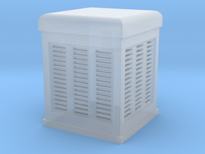 Swamp Cooler HO Scale in Clear Ultra Fine Detail Plastic