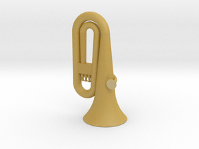 Printle Thing Tuba - 1/24 in Tan Fine Detail Plastic