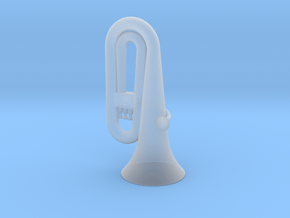 Printle Thing Tuba - 1/24 in Clear Ultra Fine Detail Plastic