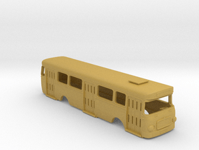 Roman 112 U Bus Body Scale 1:220 in Tan Fine Detail Plastic
