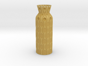 Vase_07 in Tan Fine Detail Plastic