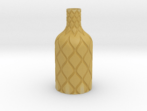 Vase_08 in Tan Fine Detail Plastic