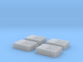 Rooftop-Mounted Air Conditioner Units (N scale) in Clear Ultra Fine Detail Plastic