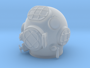 Diving helmet 1/6th scale in Clear Ultra Fine Detail Plastic