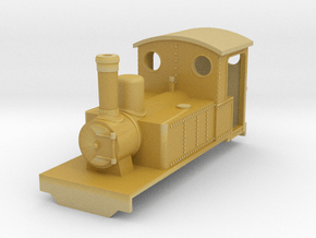 Freelance style bagnall steam locomotive (OO9) in Tan Fine Detail Plastic